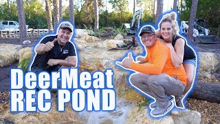 DEER MEAT FOR DINNER Gets New RECREATION POND [upl. by Lovett174]