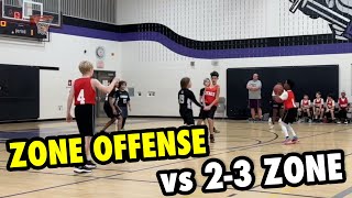 Zone Offense vs 23 Zone Defense [upl. by Mathilda462]