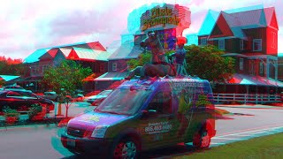 ANAGLYPH 3D DIXIE STAMPEDE Pigeon Forge Tennessee [upl. by Seyah]