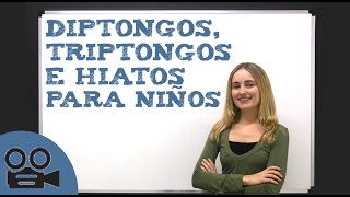 Diptongos triptongos e hiatos para niños [upl. by Idisahc390]