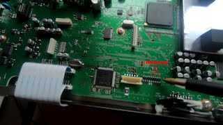 Icom IC7700 MARSCAP Modification [upl. by Annaitsirk840]