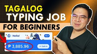 Legit Typing Job na Tagalog for Beginners 2024 Gcash Payout [upl. by Ehsom]