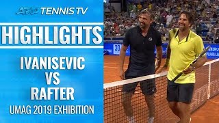 Goran Ivanisevic vs Pat Rafter Umag 2019 Exhibition Highlights [upl. by Ahsienet716]