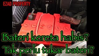 Bateri kereta habis Tak perlu tukar bateri [upl. by Gnurt]