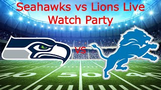 Seahawks vs Lions Live Play by Play and Reaction [upl. by Tabib]