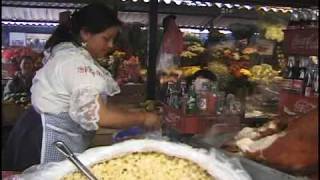 Otavalo Ecuador Fast Food in Otavalo with Srta Piedad Chirán [upl. by Nealy]