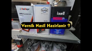 Vernik Nasil Yapilir  Vernik Nasil Hazirlanir   ölçüleri [upl. by Heck]