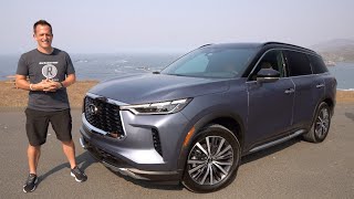 Is the ALL NEW 2022 Infiniti QX60 a midsize luxury WORTH the PRICE [upl. by Annyrb]