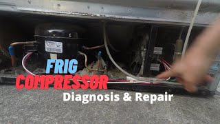 Refrigerator Compressor Not Running Diagnosis amp Repair or Emergency Fix No More Spoiled Food [upl. by Riccio]