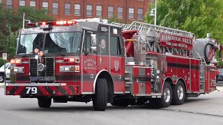 Hanover Area Fire amp Rescue Truck 79 Responding 52824 [upl. by Brandais]