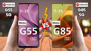 Motorola Moto G55 Vs Motorola Moto G85  Full Comparison 🔥 Techvs [upl. by Debora]