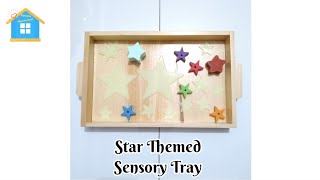 Mengenal Bentuk Bintang dengan Star Themed Sensory Tray  Cognitive Skills  EYFS [upl. by Lilaj]