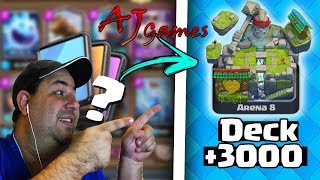 MELHOR DECK DA ATUALIDADE PARA ARENA 8 E ARENA 9 [upl. by Jonathon369]