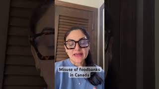 Food bank is only for the needy people not for those with means urdu canadaimmigration [upl. by Aliza]