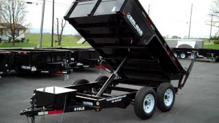 BriMar DT610LPLE10 6 X 10 Low Profile Limited Dump Trailer  TrailerEnterprisescom [upl. by Notneuq]