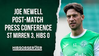 Joe Newells message to Hibs fans Please stick with us [upl. by Alfy]