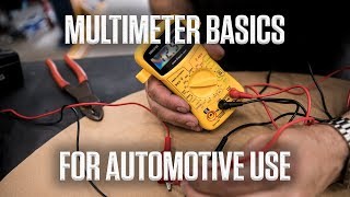 Multimeter basics for automotive use  Hagerty DIY [upl. by Esmeralda714]