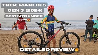 Trek Marlin 5 Gen 3 2024 Detailed Review  Best MTB under 60K cyclingdeewana cyclereview trek [upl. by Harlan173]