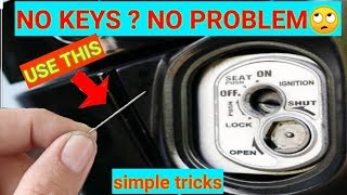 how to start motorcycle using needle  Paano mag start ng motor ng walang susi [upl. by Perren440]