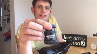 Celestron C90 connection to a DSLR using a T Adaptor [upl. by Win994]