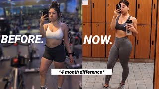 Fitness update 4 month body transformation  daisy b [upl. by Eleahcim]