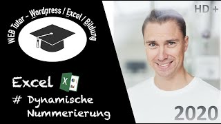 Dynamische Nummerierung  mit Excel 3 Beispiele für 3 Variationen Arbeitserleichterung im Alltag [upl. by Enilegna709]