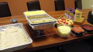 Willys Catering  Breakfast Taco Bar Setup [upl. by Dranyl269]