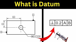 Datum in Mechanical Dimensioning  GDampT [upl. by Paulette226]