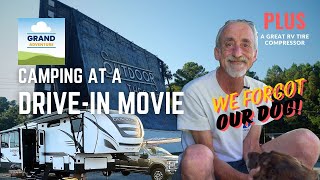 Ep 381 Camping at a DriveIn Movie  North Carolina RV RVlife Henderson Raleigh Road [upl. by Damiani]