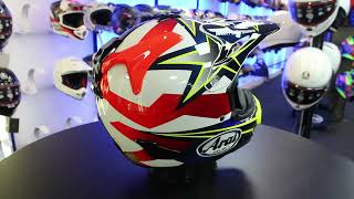 Arai MXV Motocross Helmet Stars And Stripes [upl. by Billen161]