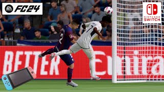 Real Madrid vs Barcelona  EA FC 24 Nintendo Switch Gameplay 1080p [upl. by Elleinad431]