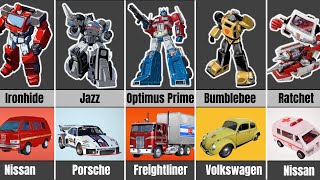 Cars of G1 Transformers Seasons 1 amp 2 [upl. by Anilosi722]