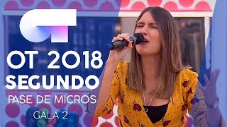 quotBENDITAS FERIDASquot  SABELA  Segundo pase de micros Gala 2  OT 2018 [upl. by Dafodil]