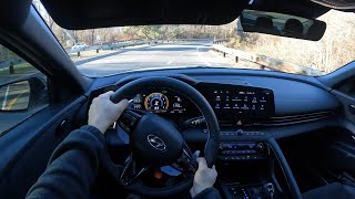 2023 Hyundai Elantra N POV Test Drive  My New Daily [upl. by Ttoile355]