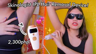 MURANG DIY IPL HAIR REMOVAL DEVICE from SKINOLOGISTPH My HONEST 1 MONTH Experience PH [upl. by Adiuqram]