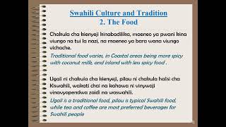 Shocking Culture and Traditions Swahili Speaking Practice [upl. by Enelav]