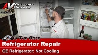 GE Refrigerator Repair  Not Cooling  Heater [upl. by Ellissa663]