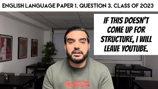 English Language Paper 1 Question 3 The Awkward Question  Structure 88 [upl. by Fiore]