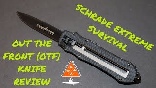 Schrade Extreme Survival OTF Knife Review [upl. by Iron]