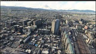 Microsoft Flight Simulator Kusatsu full city  Shiga JAPAN [upl. by Johannessen]