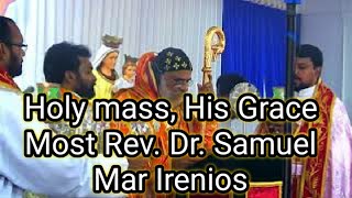 Holy mass His Grace Most Rev Dr Samuel Mar Irenios [upl. by Atnauqal54]