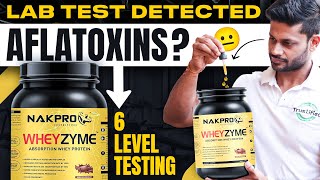 NAKPRO WHEYZYME LAB TEST REPORT  fitness review gym health [upl. by Ynohta]