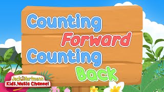 Counting Forward Counting Back  Counting by 10s to 100 and Back  Jack Hartmann [upl. by Annoik]