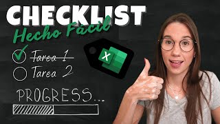 ✅ Cómo crear un Checklist INTERÁCTIVO en EXCEL ¡FÁCIL😁 [upl. by Asiel]