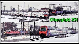 Viel regen und Zugsichtungen bei Oberglatt ZH [upl. by Airamana]