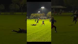 7 Year Old Making Them Miss youthfootball football runningback juke flagfootball highlights [upl. by Pattin938]