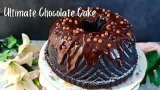 The Ultimate Chocolate Cake Recipe  Christmas Chocolate Bundt Cake  Xmas Cake Rahiza Dorah [upl. by Nylleoj660]