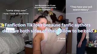 Fanfiction TikToks because fanfic authors deserve both sides of their pillow to be cold [upl. by Oihsoy]