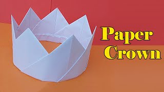 KAĞITTAN TAÇ YAPIMI 👑   How to Make Paper Crown [upl. by Lladnik773]