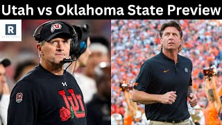 Utah vs Oklahoma State Game Preview  College Football Game Predictions [upl. by Gnouhc]